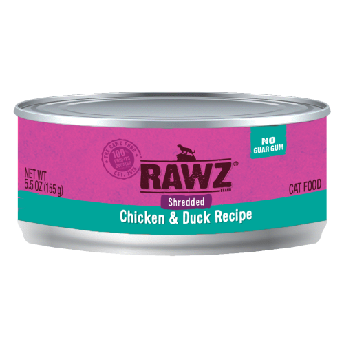 RAWZ Shredded Chicken & Duck 雞肉+鴨肉 Cat Food Recipe 肉絲主食貓罐 85g